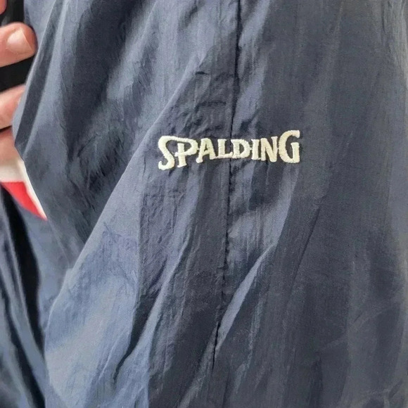 Vintage Y2K Spalding  Windbreaker Track Jacket - L4 - Picture 8 of 9